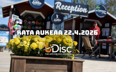 Kausi 2026 alkaa 22.4. – Rata auki kaikille, ajanvaraus nyt UDiscissä!